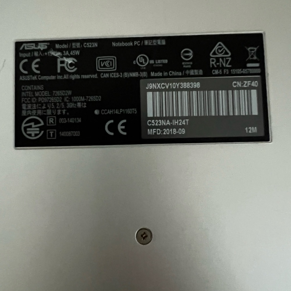 ASUS CHROMEBOOK C523 - Picture 4 of 5